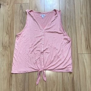 Nine West Pink Tank Blouse TBD P